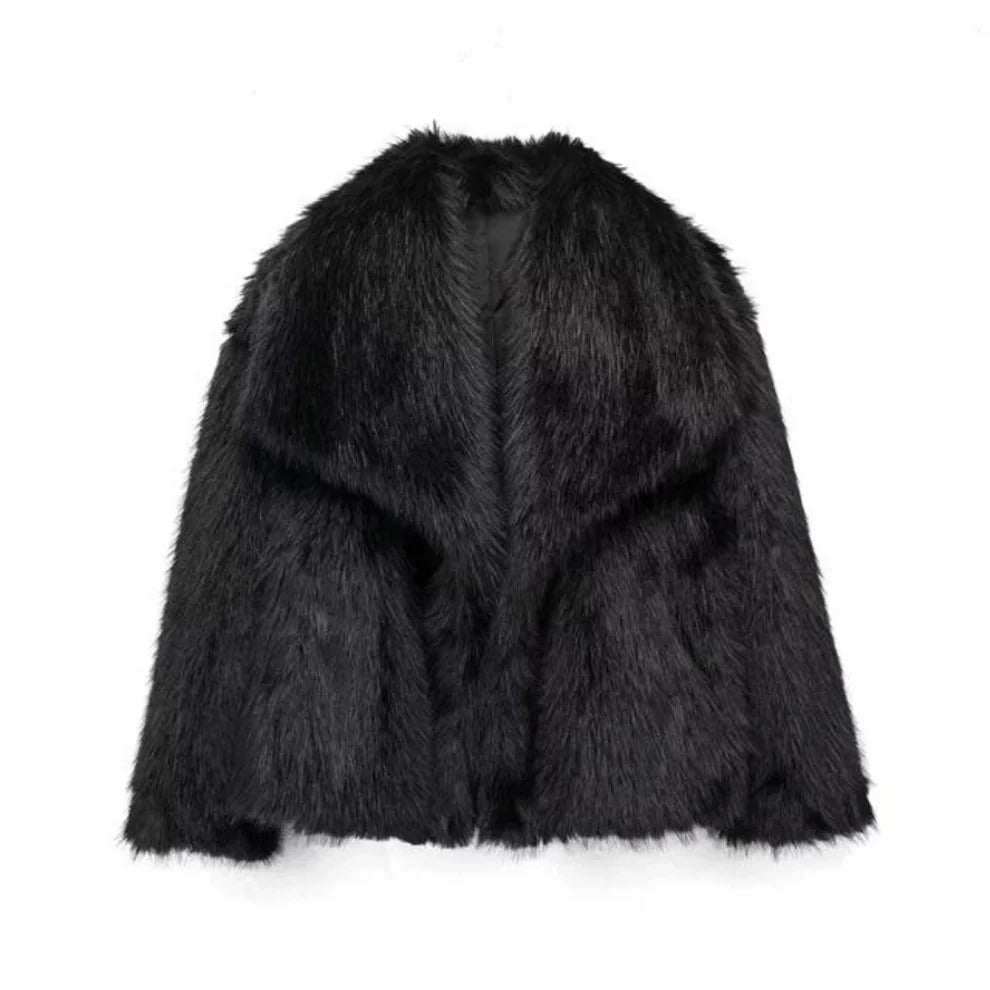 Loreo Faux Fur Coat