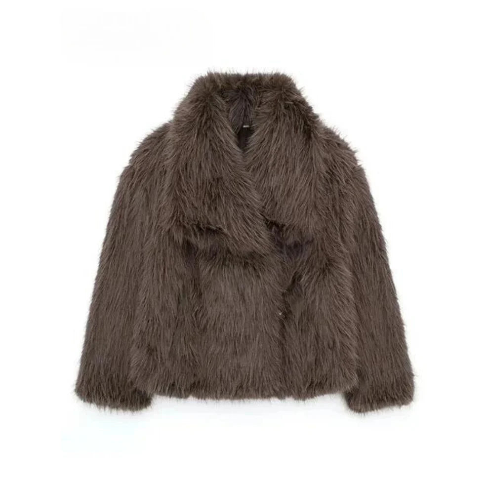 Loreo Faux Fur Coat