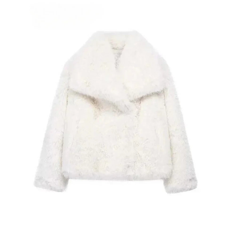 Loreo Faux Fur Coat