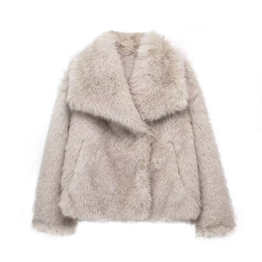 Loreo Faux Fur Coat